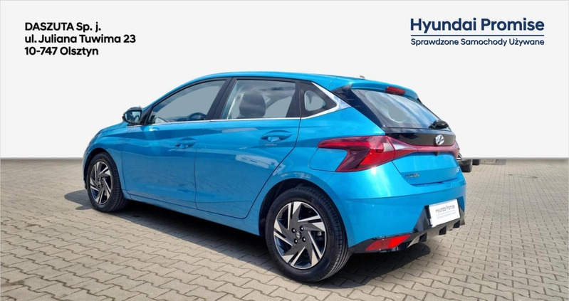 Hyundai i20 cena 73899 przebieg: 22182, rok produkcji 2022 z Łomianki małe 211